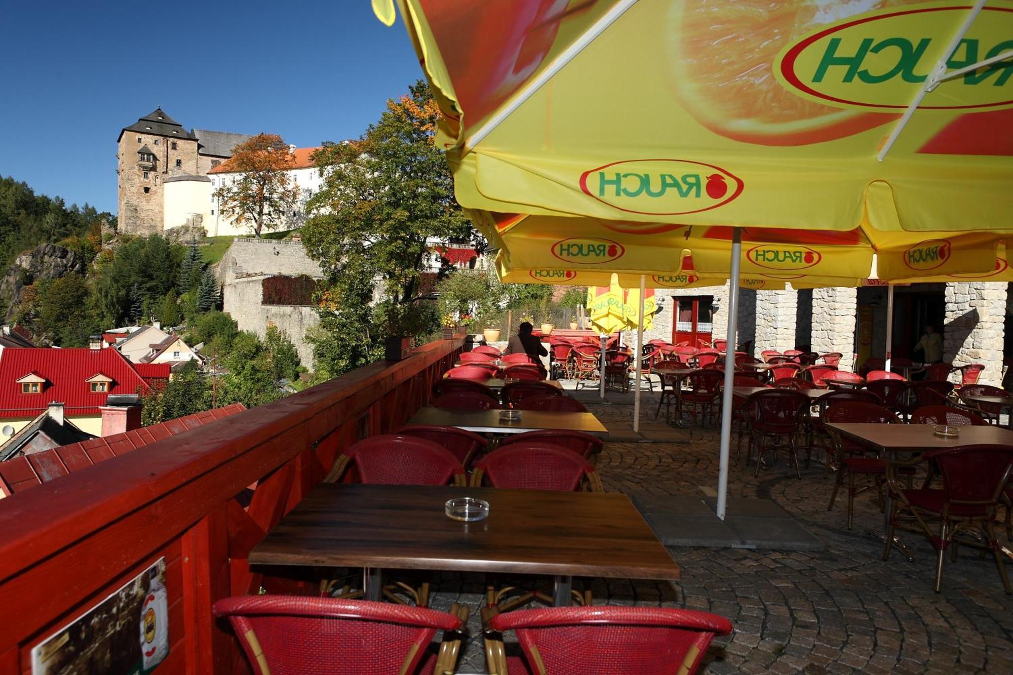 Hotel Hradni Basta Bečov nad Teplou Esterno foto